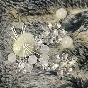 Luxulite Snowflake Brooch
